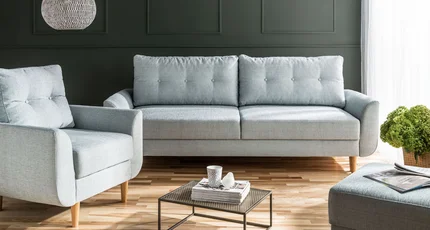 pikowana sofa na z systemem rozkładania DL